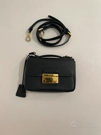 Borsa pochette PRADA originale in pelle nera