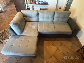 Divano letto con contenitore e penisola - Rio