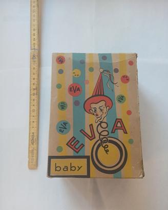 Vecchia Scatola x scarpe bimbo Eva, presente resta