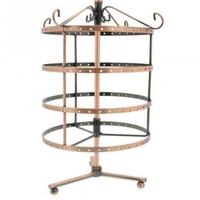 Espositore Rotondo Girevole Rame con Bigiotteria