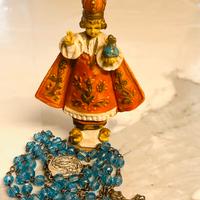 Bambino Gesu’ di Praga e rosario Madonna Lourdes