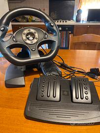 Volante + Pedaliera per PC, PS2 e PS3