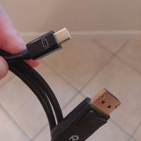 Cavo da Mini Display Port a Display Port 4k oro