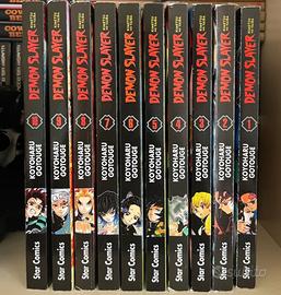 Demon Slayer manga 1-10