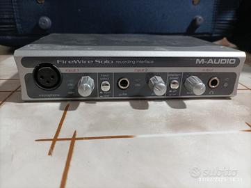 scheda audio M-audio FireWire solo
