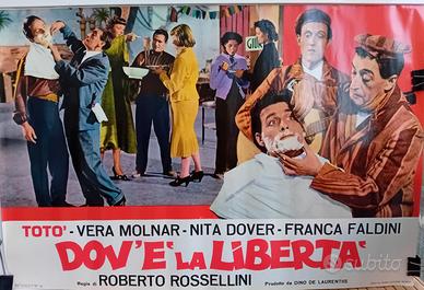Locandina film Dov'è la libertà regia R Rossellini