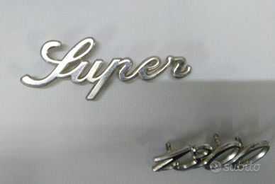 Scritte Alfa Romeo Giulia e Alfetta