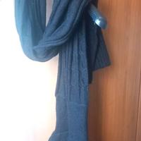 Sciarpa in lana nera donna