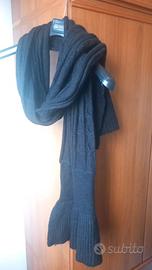 Sciarpa in lana nera donna