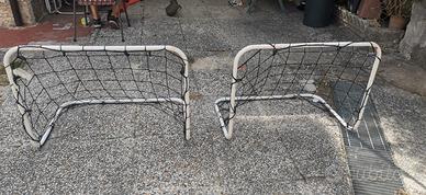 2 mini porte calcio in alluminio Decathlon