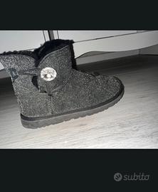 Ugg originali mini neri con swarovski
