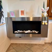 Caminetto Bioetanolo in acciaio