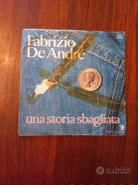 Fabrizio De André Una Storia Sbagliata 45 Giri