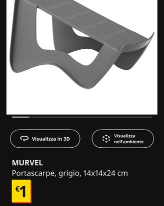 Porta scarpe grigio Ikea