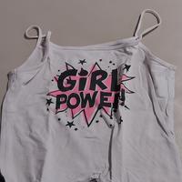 Maglia estiva corta bianca con scritte e disegni