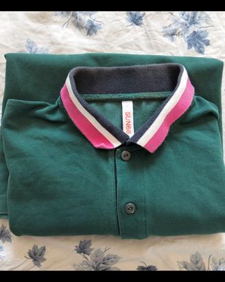 polo uomo verde SUN68