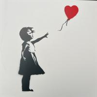 Vinile Banksy 12" lp Girl With Baloon numerato