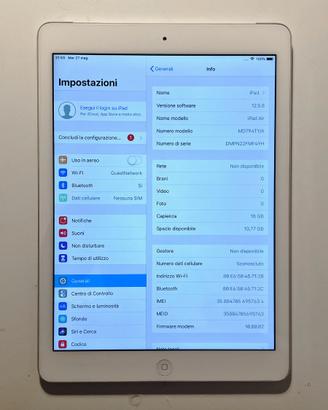 Ipad A1475 16G; WiFi + cellular
