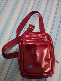 Tracolla Piquadro blu square 