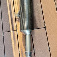 Scarico basso carbonio originale Triumph
