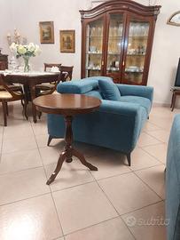Tavolino tondo in legno 