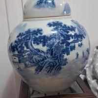 Antica grande potiche porcellana Cina  dinastia QI