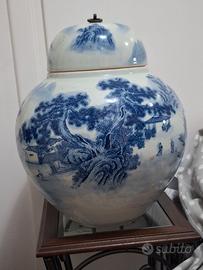 Antica grande potiche porcellana Cina  dinastia QI