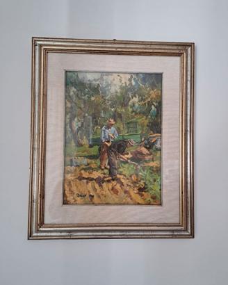 Dipinto a Olio su Tela di B. Pettinati (1983)