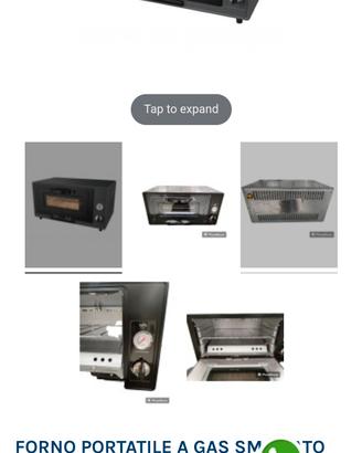 forno a gas portatile da esterno o campeggio