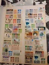 lotto n. 57 francobolli Gran Bretagna 