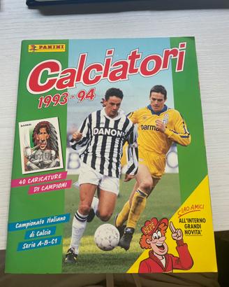 Album Panini Calciatori 1993/94 Completo