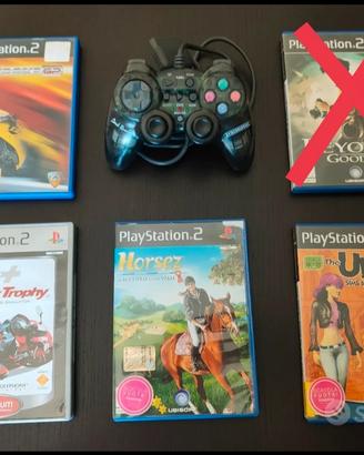Controller PlayStation 2 + giochi