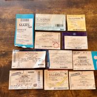 Biglietti concerto da collezione