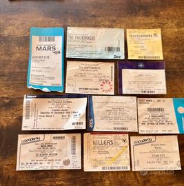 Biglietti concerto da collezione