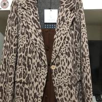 Giacca maculata in jersey cotone