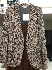 Giacca maculata in jersey cotone