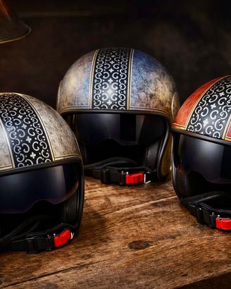 Casco aerografato Barrio Chrome