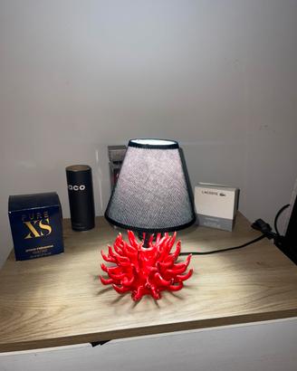 Lampada in ceramica Vietrese a forma di riccio