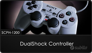 CONTROLLER SONY PS2 PLAYSTATION 2 DUALSHOCK SILVER