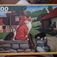 Puzzle Ravensburger Gatti. Gioco anni  80