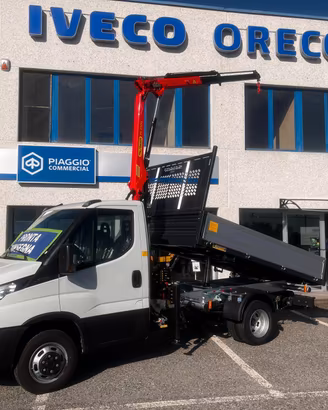 IVECO DAILY 35C14H GRU PALFINGER PK2900 E RIBALTAB