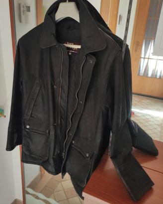 Giaccone da uomo in pelle tg 50