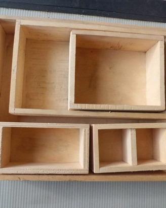 Cassettine in legno