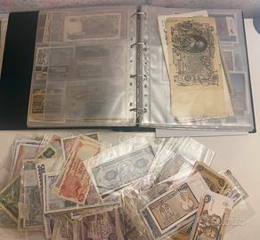 Banconote antiche  da collezione divise x nazioni