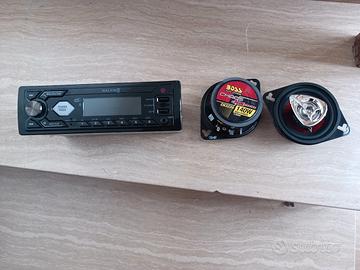 Autoradio Baltiko DAB+ USB + Casse Boss Chaos XT –
