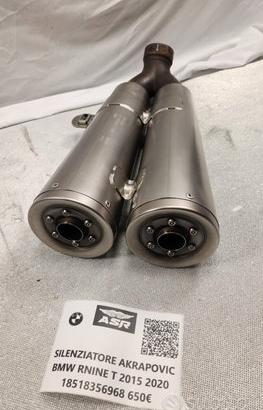 TERMINALE SCARICO SILENZIATORE AKRAPOVIC BMW R NIN