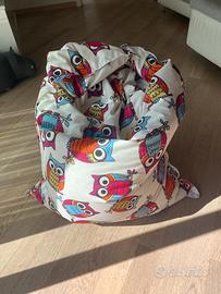 Puof sacco gigante gufo
