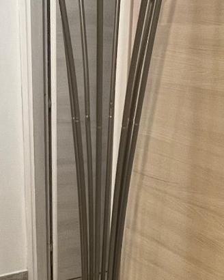 Appendiabiti in acciaio satinato – design moderno