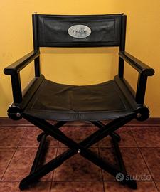 #SediaRegista #Pollini Pelle Nera #luxury 