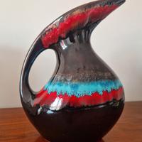 Brocca ceramica policroma anni 60